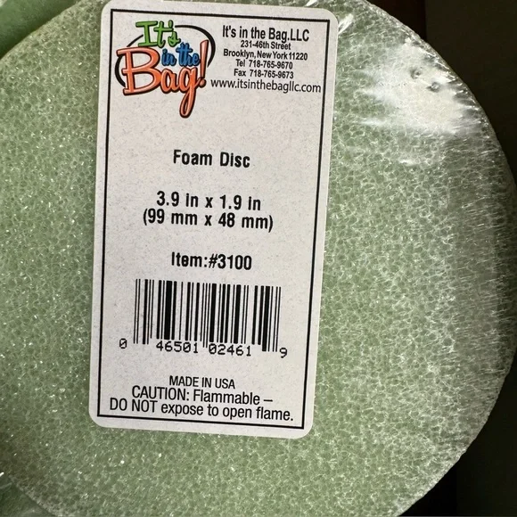 Set Of 6 Floral Foam Pieces - Picture 4 of 5